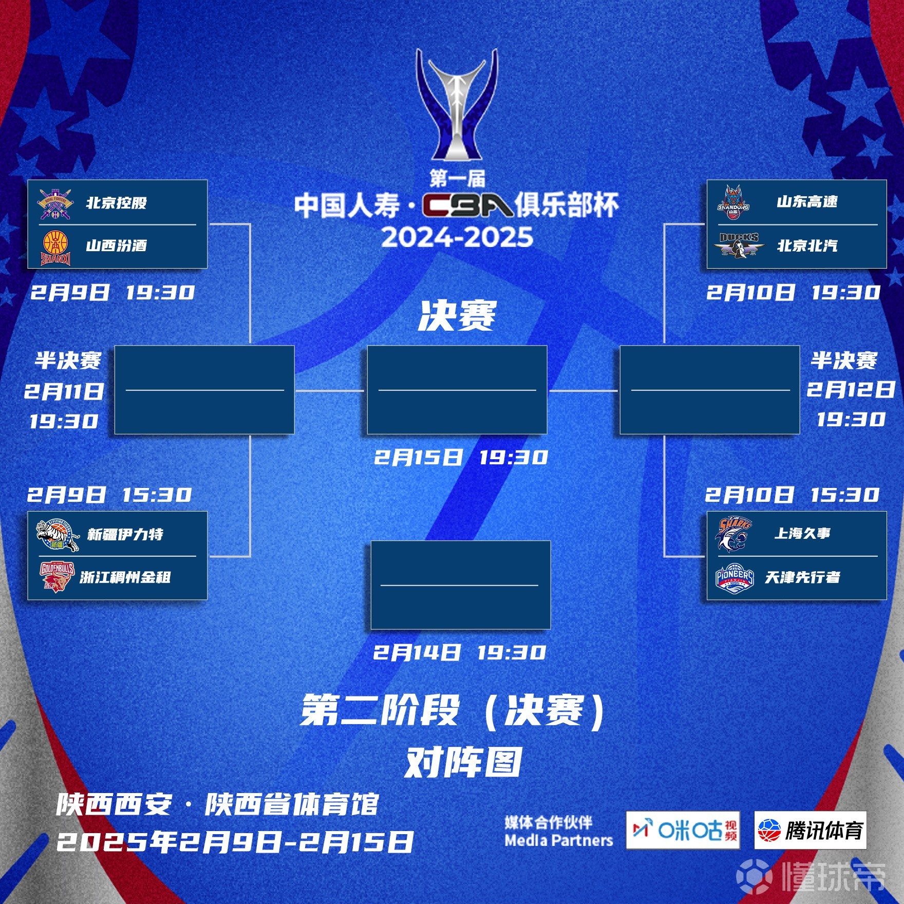 东方篮协职业联合会宣布新赛季日程